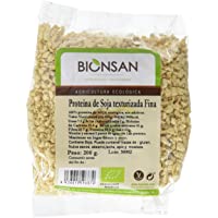 Bionsan Proteína de Soja Texturizada Fina Ecológica | 6 Bolsas de 200 gr | Total: 1200 gr